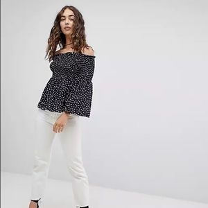 Qed London Off Shoulder Top